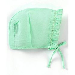 Babyhug 100% Cotton Solid Bonnet Bonnet Caps Pack of 5  - Multicolour