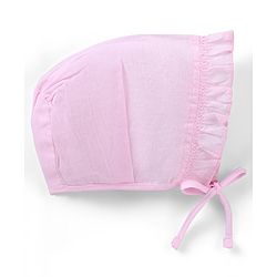 Babyhug 100% Cotton Solid Bonnet Bonnet Caps Pack of 5  - Multicolour