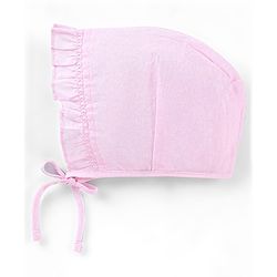 Babyhug 100% Cotton Solid Bonnet Bonnet Caps Pack of 5  - Multicolour