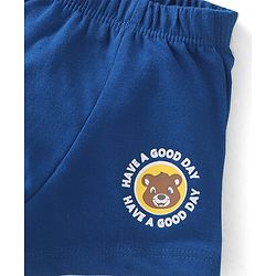 Babyhug 100% Cotton Antibacterial Trunks Crocodile Print Pack of 3 - Orange & Blue