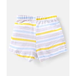 Babyhug 100% Cotton Trunk with Stripes & Baseball Print Pack Of 3 - Multicolor