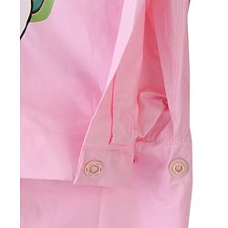 Babyhug Full Sleeves Below Knee Length Hooded Raincoat Unicorn Print - Purple