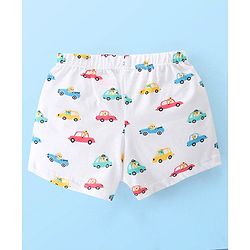 Babyhug 100% Cotton Knit Striped & Trunk Print Pack of 3 - Multicolour