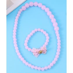 Babyhug Free Size Hair Accessories Combo Set with Bow Applique - Pink