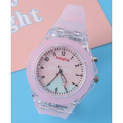 Babyhug Free Size Analog Quartz Watch - Pink