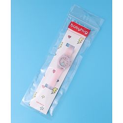 Babyhug Free Size Analog Quartz Watch - Pink