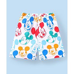 Babyhug Disney Cotton Boxers With Mickey Mouse Family Print Pack of 3 - Multicolour
