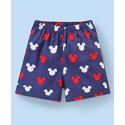 Babyhug Disney Cotton Boxers With Mickey Mouse Family Print Pack of 3 - Multicolour