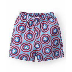 Babyhug Marvel Cotton Woven Boxers With Avengers Print Pack of 3 - Multicolor