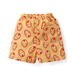 Babyhug Marvel Cotton Woven Boxers With Avengers Print Pack of 3 - Multicolor