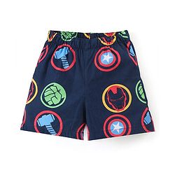 Babyhug Marvel Cotton Knit Boxers With Avengers Print Pack of 3 - Multicolor