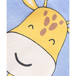 Babyhug 100% Cotton Single Jersey Knit Sleeveless Sando Stripes & Giraffe Print Pack Of 3 - Multicolor