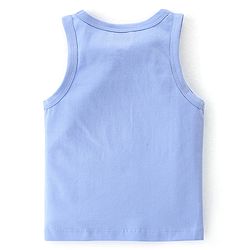 Babyhug 100% Cotton Single Jersey Knit Sleeveless Sando Stripes & Giraffe Print Pack Of 3 - Multicolor