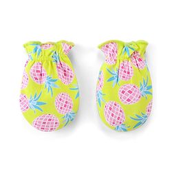 Babyhug 100% Cotton Knit Mittens With Polka Dot Print Pack of 3 - Multicolour