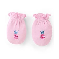 Babyhug 100% Cotton Knit Mittens With Polka Dot Print Pack of 3 - Multicolour