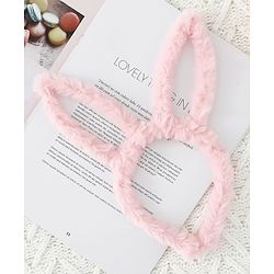 Babyhug Free Size Hair bands With Bunny Ears Applique Pack of 3 - Pink Purple & Blue