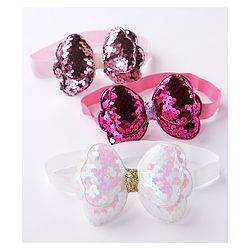 Babyhug Free Size Headbands With Bow Applique Pack of 3 - Multicolour
