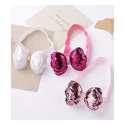 Babyhug Free Size Headbands With Bow Applique Pack of 3 - Multicolour