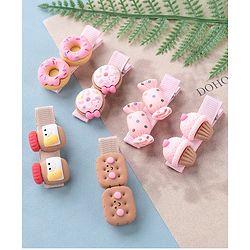 Babyhug Free Size Hair Pins & Clips Pack of 6 - Multicolor