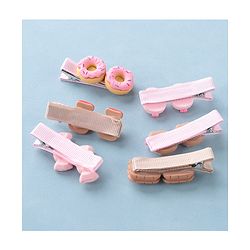 Babyhug Free Size Hair Pins & Clips Pack of 6 - Multicolor