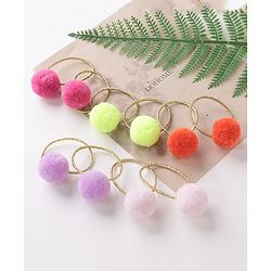 Babyhug Free Size Rubber Bands Set Pack of 10 -Multicolor