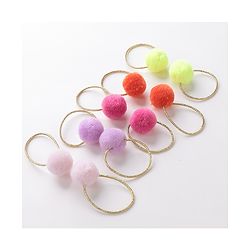 Babyhug Free Size Rubber Bands Set Pack of 10 -Multicolor