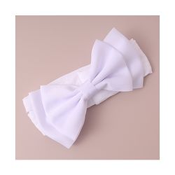 Babyhug Free Size Headbands With Bow Applique Pack of 3 - Red White & Blue