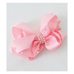 Babyhug Bow Applique Headbands Pack of 3 - Pink White & Sky Blue