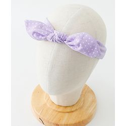 Babyhug Free Size Headbands With Bow Applique Pack of 3 - Pink Purple & Yellow