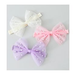 Babyhug Free Size Headbands With Pearls & Bow Applique Pack of 3 - Pink White & Purple