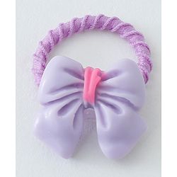 Babyhug Free Size Rubber Bands Set with Bow Applique Pack of 20 - Multicolor