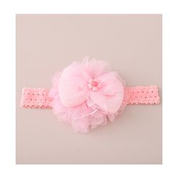 Babyhug Free Size Headbands With Bow Applique Pack of 3 - Pink Purple & Yellow