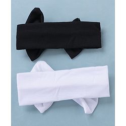 Babyhug Free Size Headbands With Bow Applique Pack of 2 - Multicolour