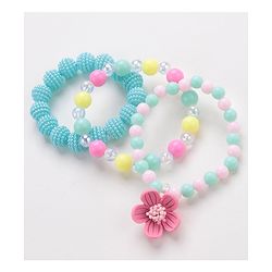 Babyhug Free Size Bracelets With Floral Applique Pack of 3 - Multicolor