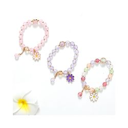 Babyhug Free Size Bracelets With Charms Pack of 3 - Multicolor