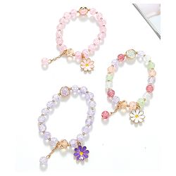 Babyhug Free Size Bracelets With Charms Pack of 3 - Multicolor