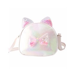 Babyhug Sling Bag with Bow Applique - White