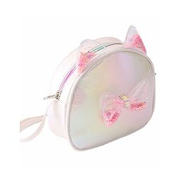 Babyhug Sling Bag with Bow Applique - White