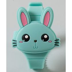 Babyhug Free Size Bunny Shape Digital Watch - Green