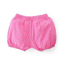 Babyhug 100% Cotton Bloomer Polka Dot Print Pack of 3 -Pink