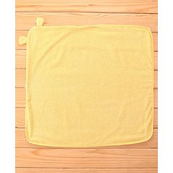 Babyhug Disney Cotton Towel With Winnie the Pooh Hood L 74 x B 74 cm - Yellow