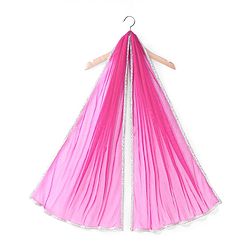 Babyhug Net Sleeveless Embroidered Ethnic Dress with Sequins - Fuschia