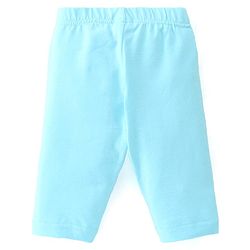 Babyhug Cotton Lycra Knit Three Fourth Legging Polka Dot Print Pack of 3 - Pink & Blue