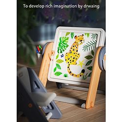 Babyhug 7-in-1 Multifunctional Block Table and Chair Set - Multicolour