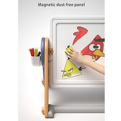 Babyhug 7-in-1 Multifunctional Block Table and Chair Set - Multicolour