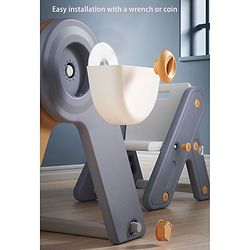 Babyhug 7-in-1 Multifunctional Block Table and Chair Set - Multicolour