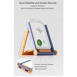 Multifunctional Block Drawing Table  Multicolor| Foldable Easel Board| Anti-glare Nanometer Coating| Comfortable Chair| With Wheels & Storage| Adjustable Height| Easy to Wipe