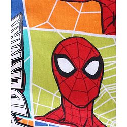 Babyhug Marvel Cotton Knit Half Sleeves Oversized T-Shirt with Spiderman Print - Multicolor