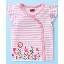 Babyhug 100% Cotton Front Open Vest - Pack of 3