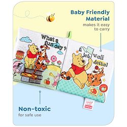 Babyhug Disney Winnie the Pooh Story Cloth Book  - English